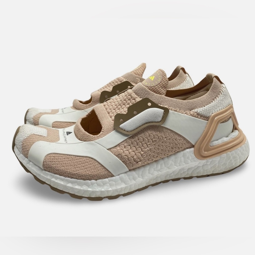 Adidas by Stella McCartney Pink and White Sneakers with Chunky Sole